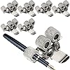 6 x Triple Metal Pen Holder With Pocket Clip