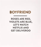 Birthday Card for Boyfriend - Funny Design