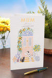 UK Greetings Mother's Day Card for Mum - Cute Doorstep Design