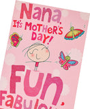 Bright Cartoon Design for Nana Mother's Day Card