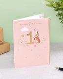 Peter Rabbit Age 1 Special Girl Birthday Card