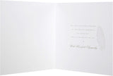 Sympathy Card "Loss of Son" with Foil Finish Feathers