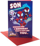 Marvel Spider Man Son Cool Design Birthday Card