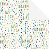 Birthday Wrapping Paper 2 Sheets & 2 Tags