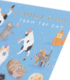 UK Greetings Birthday Card from The Cat - for Him/Her/Friend - Cute Design