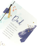 Dad Birthday Card with Nice Words Sentimental