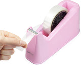 Rapesco 500 Heavy Duty Tape Dispenser & 2 x Tape Rolls - Candy Pink