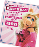 Disney Muppets Miss Piggy Design Birthday Card