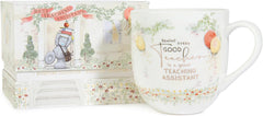 Tatty Teddy Luxury Bone China Gift Mug for Teaching Assistant Presented in Satin Lined Gift Box Signature Collection