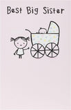 New Big Sister Congratulations Card