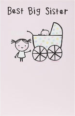 New Big Sister Congratulations Card