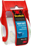 Scotch Packaging Tape Extra Resistant in Hand Dispenser Transparent, 1 Roll, 48 mm x 20 m