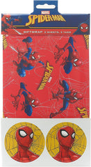 Marvel Spiderman Wrapping Paper 2 Sheets & 2 Tags