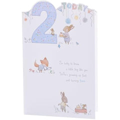 Boy 2nd Birthday Card