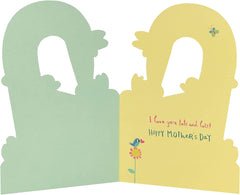 Cute Giraffe Design Mother's Day Card