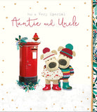 Boofle for A Very Special Auntie & Uncle Cute Christmas Greeting Card 771139