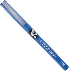 Pilot V5 Liquid Ink Rollerball 0.5 mm Tip Blue (Pack of 3)