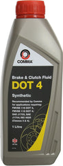 Comma BF41L 1L DOT 4 Brake and Clutch Fluid