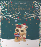 Boofle Christmas Card for Boyfriend - Cute Design