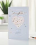 UK Greetings Father's Day Card from Your Daughter - Thank You Design