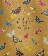 Butterflies Design Birthday Card