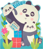 Panda Father's Day Card For Daddy From Kids