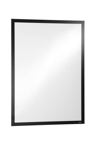 Durable DURAFRAME POSTER UV-Resistant Self-Adhesive Sign & Document Holder with Magnetic Frame A1 Black - 505501