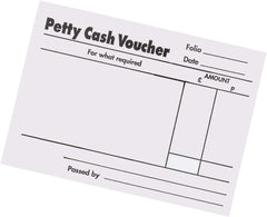 5 Star Office Petty Cash Pad 160 Pages 88x138mm