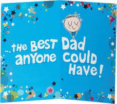 UK Greetings Father's Day Card for Dad - Badge Design
