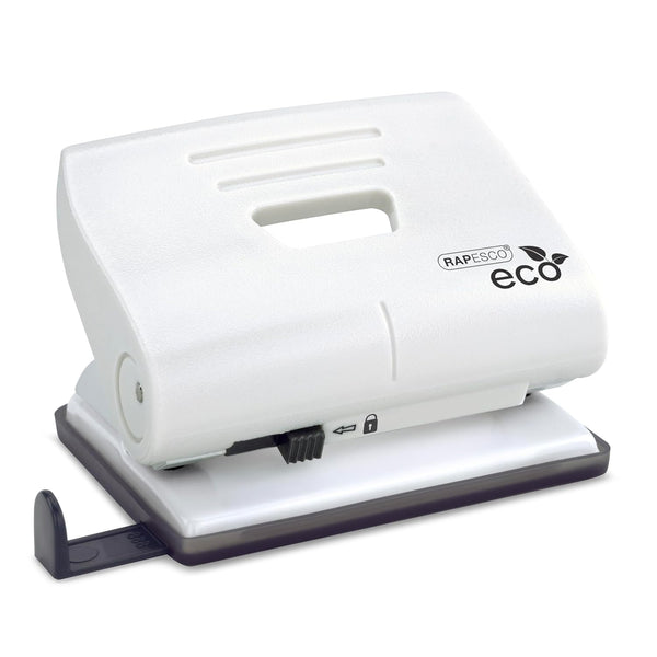 Rapesco ECO Medium 2-Hole Punch, 22 Sheets - Soft White