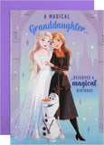 Disney Frozen Granddaughter Birthday Card