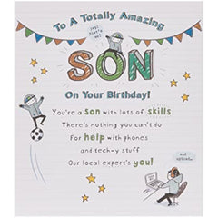 Sentimental Design Son Birthday Card