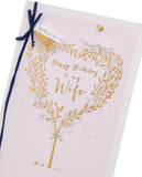Heart Tree Wife Birthday Card