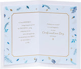 Flower Design Confirmation Card for Grandson