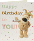 Boofle Gold Foil Lettering Birthday Card