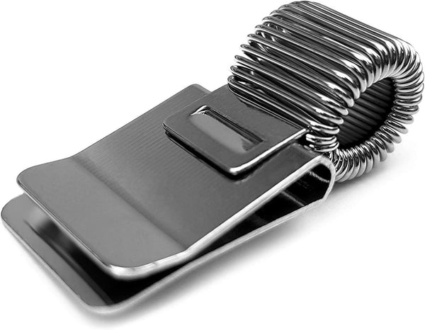 100 x Metal Silver Pen Clip Holder