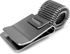 100 x Metal Silver Pen Clip Holder