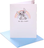 Disney Classics Stitch Birthday Card - Cute Lilo & Stitch Blank Greeting Card