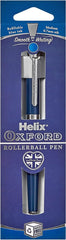 Helix Oxford Premium Rollerball Pen – Blue Ink, Smooth Writing with Plastic-Free Packaging