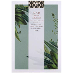 Dad from Both Father's Day Card from Hallmark - Classic Illustrated Design