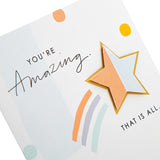 3D Effect Shooting Star Greeting Card