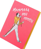 Freddie Mercury Design Mother's Day Card