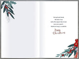 A Wonderful Son & Daughter-In-Law Foiled Christmas Card