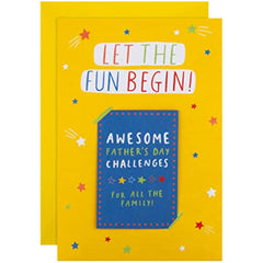Hallmark Father's Day Card - Contemporary Multicoloured Keepsake Games Design