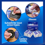 AF Screen + Lens Cleaning Wipes – Individual Anti-Static Cleaning Wipes