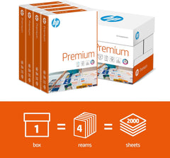 HP Premium A4 Paper – 100gsm, 500 Sheets – Bright White High-Quality Printer & Copier Paper