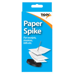 Metal Paper Spike – Receipt Bill Note Holder with Spindle for Desktop Organisation