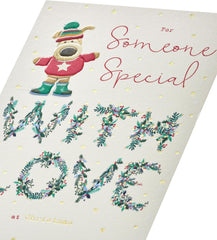 Boofle For Someone Special Festive Hugs Await Cute Christmas Greeting Card