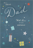 Dad Birthday Card With Love