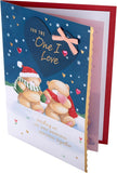 Hallmark Boxed Christmas Card for One I Love - Cute Forever Friends Winter Design, 25575201, Multicoloured